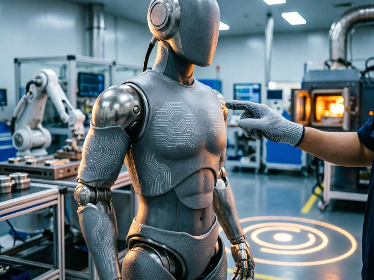 Gene.01 humanoid robot uses smart skin to avoid worker collisions | Fox News / Gene.01人形机器人采用智能皮肤以避免与工人发生碰撞 | Fox News
