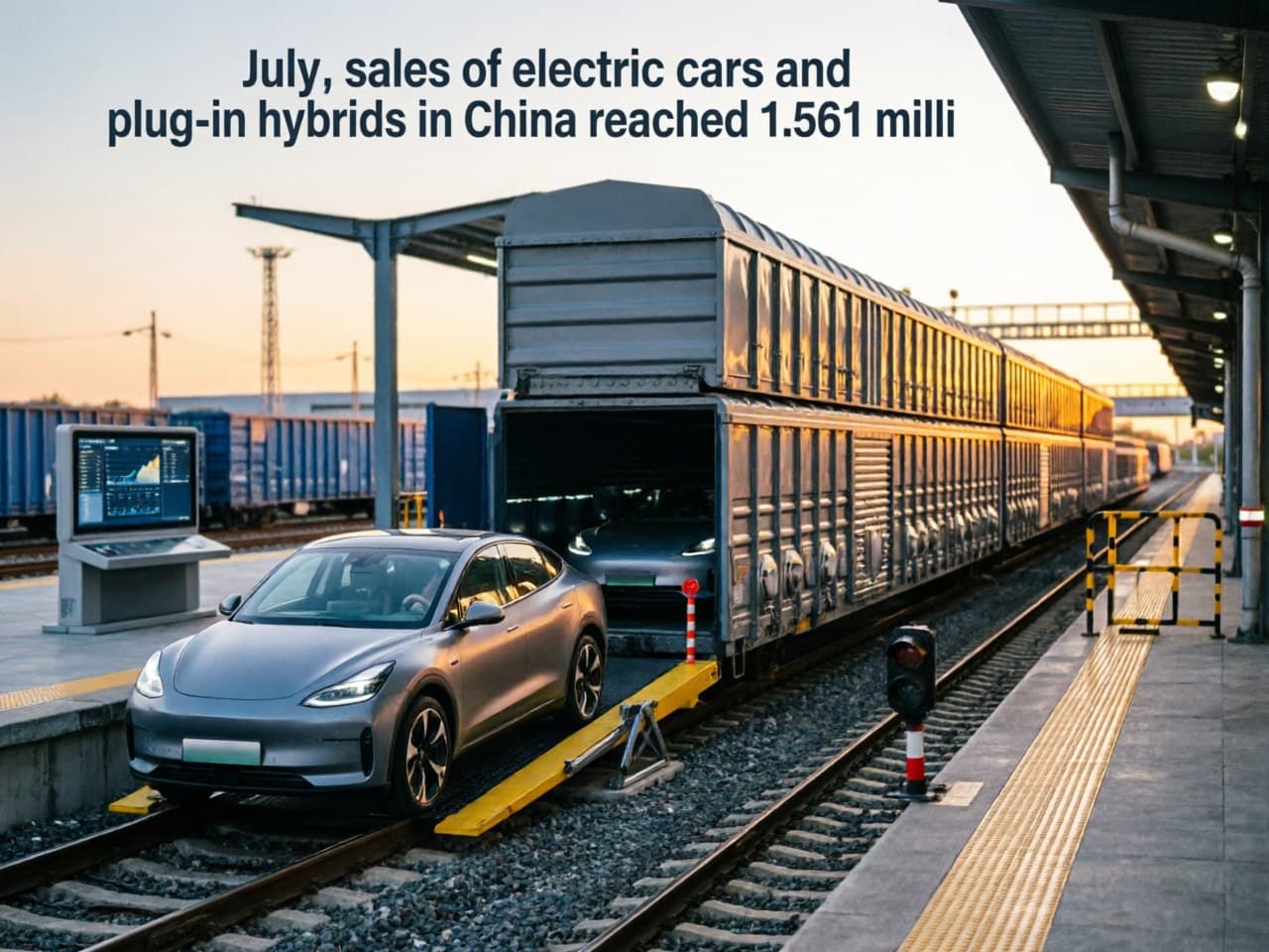 China’s EV exports continue to rise in July / 7月中国电动汽车出口持续增长