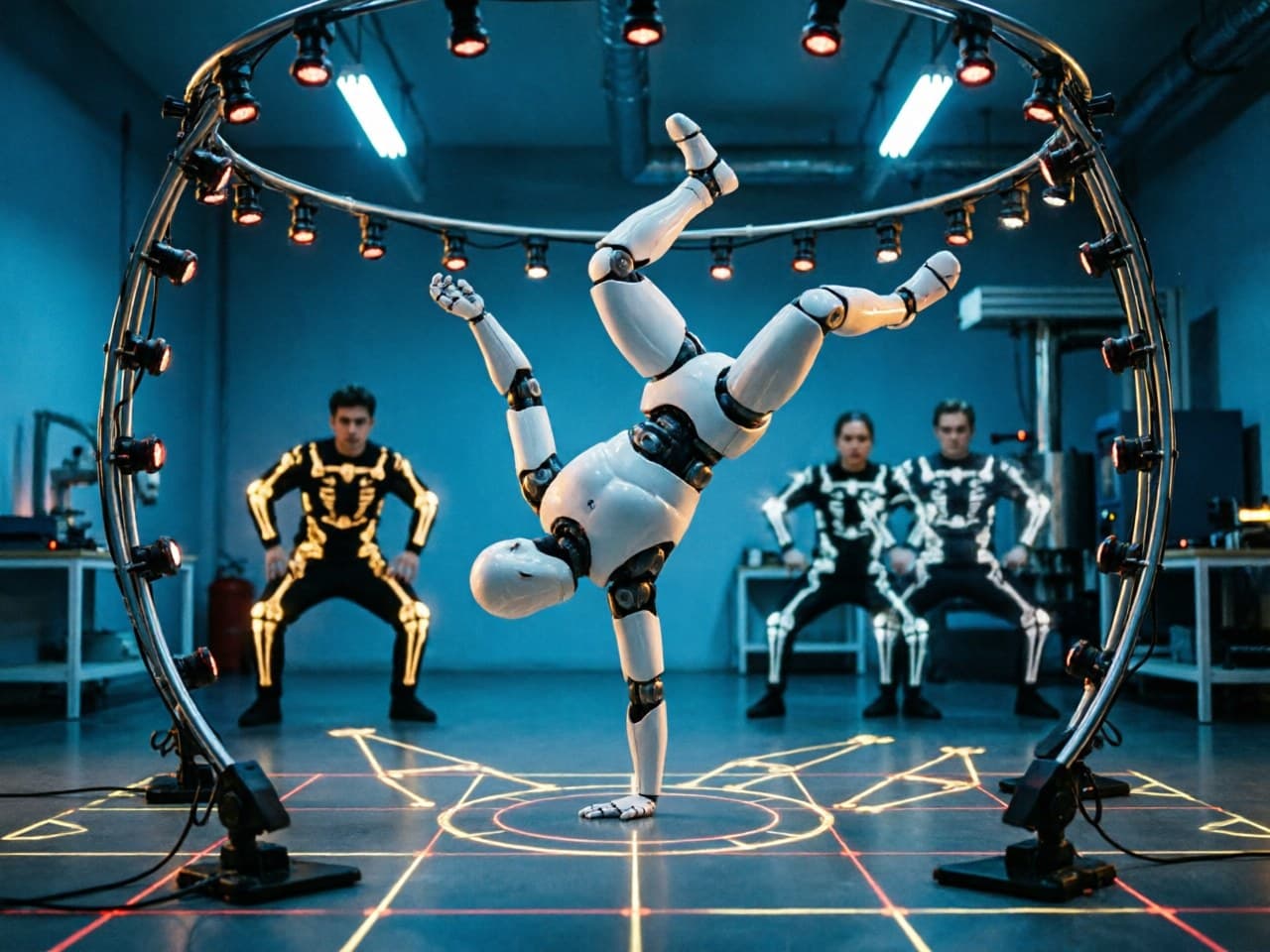Humanoids learn complex movements using motion capture, animation / 人形机器人通过动作捕捉与动画学习复杂动作