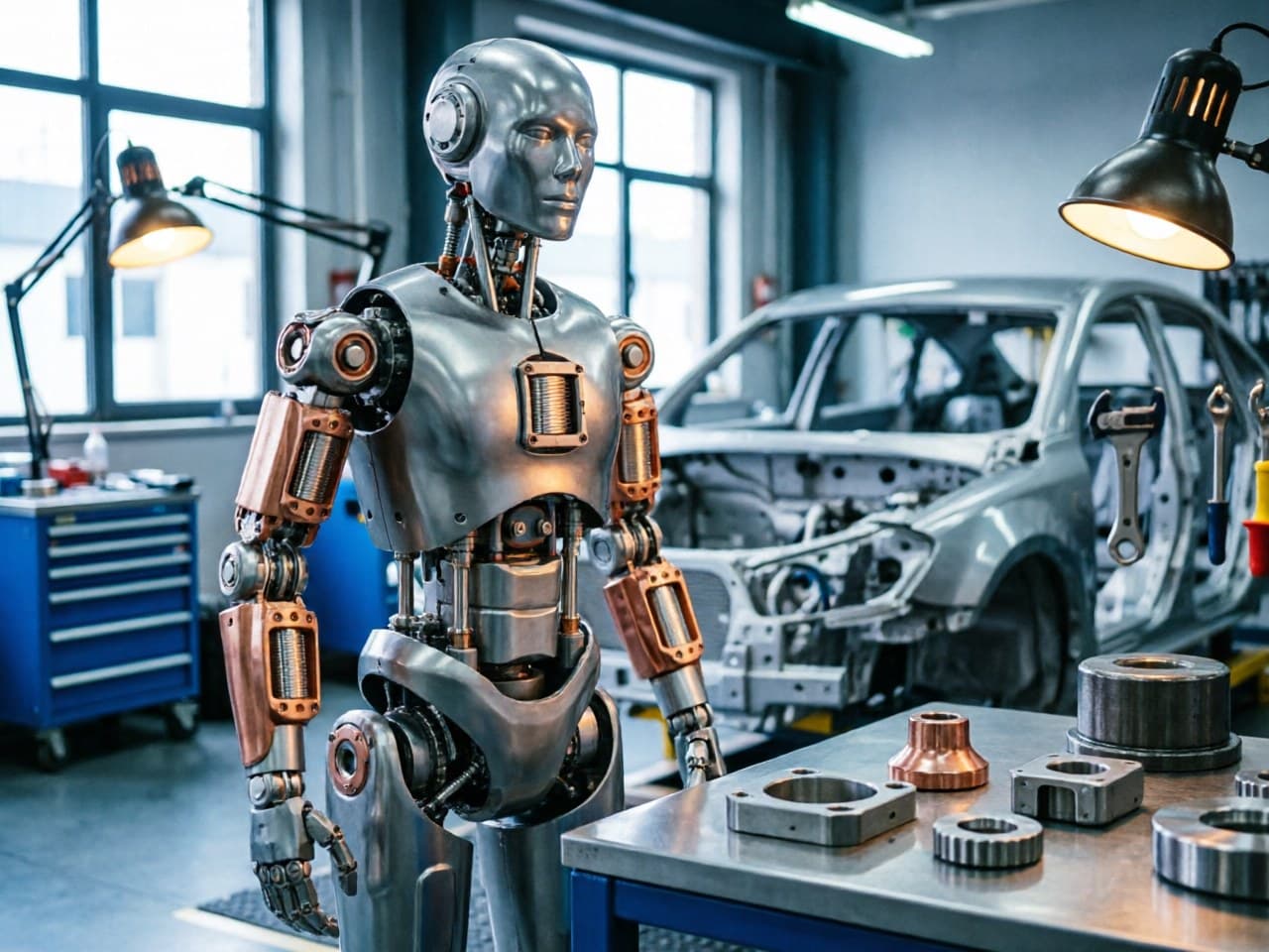 Humanoid robots are coming to US auto factories, but can they boost productivity? / 人形机器人正进入美国汽车工厂,但它们能提升生产力吗?