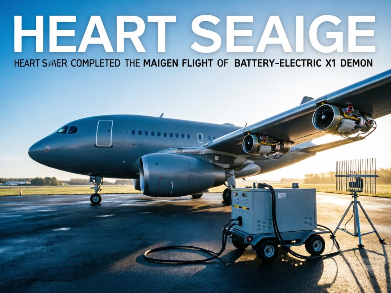 Heart Aerospace completes maiden flight of electric aircraft demonstrator X1 / Heart Aerospace 完成电动飞机验证机 X1 首飞