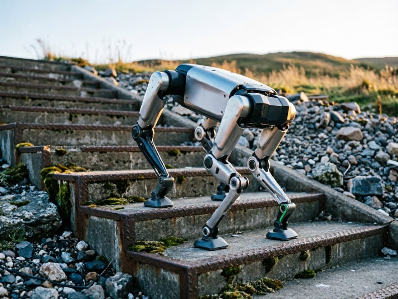 China's Deep Robotics humanoid robot conquers real-world stairs, terrain / 中国深度机器人(Deep Robotics)人形机器人征服现实楼梯与复杂地形