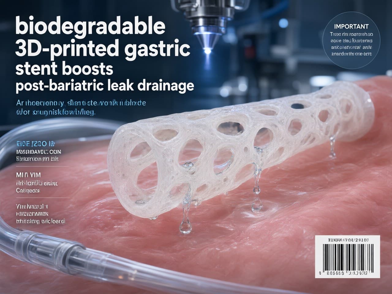 Biodegradable Gastric Stent Could Eliminate Repeat Procedures After Bariatric Surgery - Surgical Techniques - Hospimedica.com / 可降解胃支架或可消除减重手术后的重复操作 - 手术技术 - Hospimedica.com