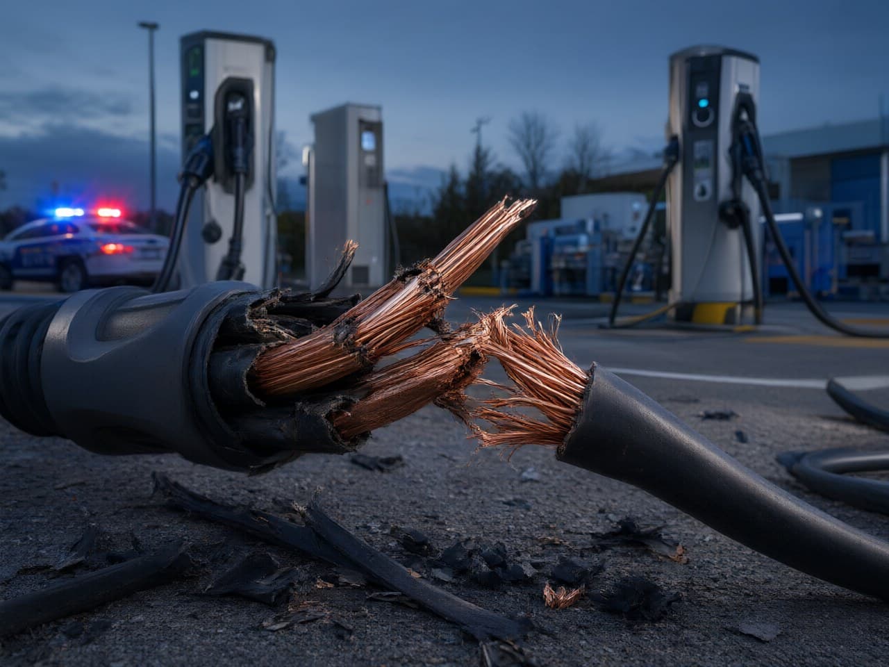 EV charger thefts on the rise across Canada as value of copper reaches record high | CBC News / 随着铜价创历史新高,加拿大各地电动汽车充电器盗窃案不断增加 | CBC新闻