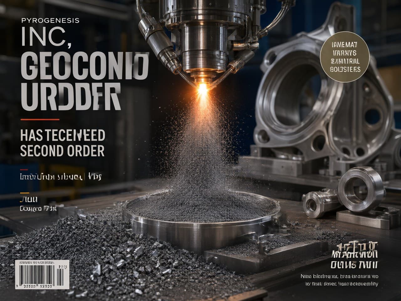PyroGenesis secures repeat order for coarse-cut Ti64 powder / PyroGenesis斩获粗切Ti64粉末复购订单