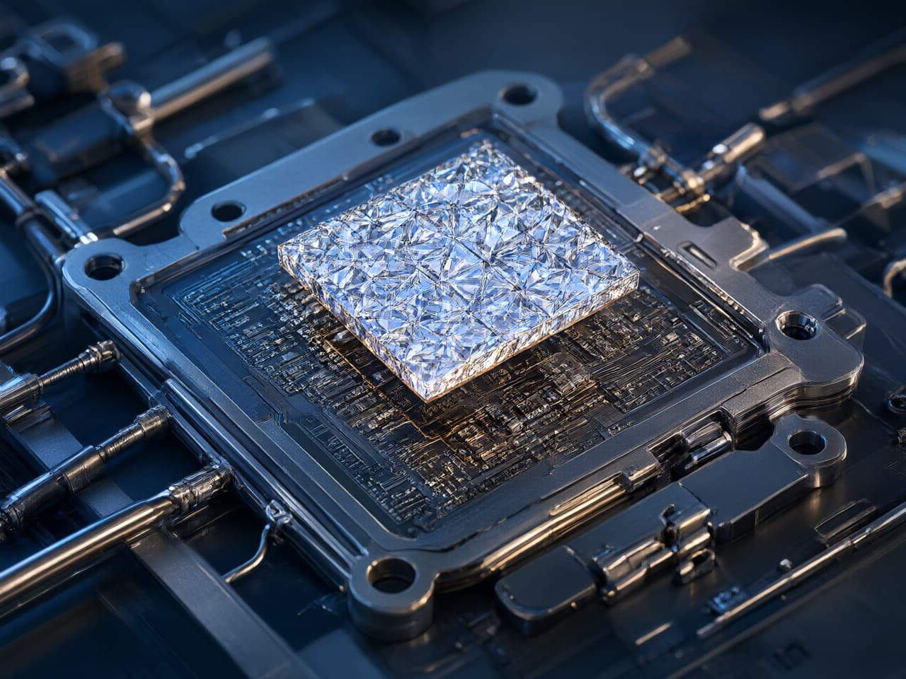 Frore LiquidJet Diamond Targets 770W/cm² GPU Hotspots With Integrated Diamond Heat Spreader / Frore LiquidJet Diamond 采用集成钻石散热片,直击 770W/cm² GPU 热点