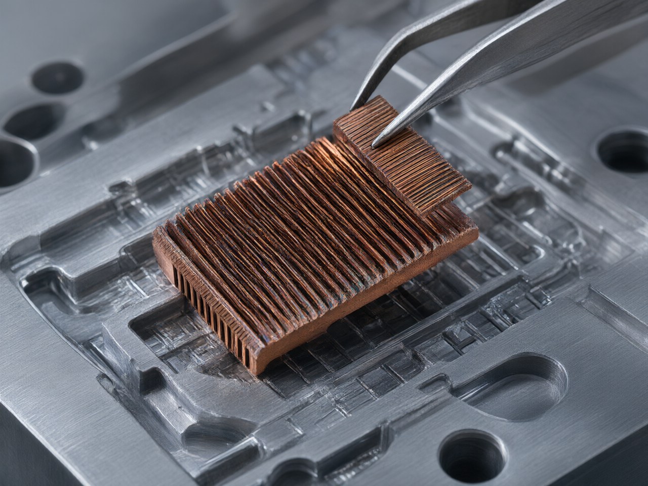 How Fine Can Copper MIM Micro-Fins and Micro-Channels Get? Feature Size, Demolding, and Sintering Distortion Boundaries / 铜 MIM 能做多细的微翅片与微通道?特征尺寸、脱模与烧结变形的边界