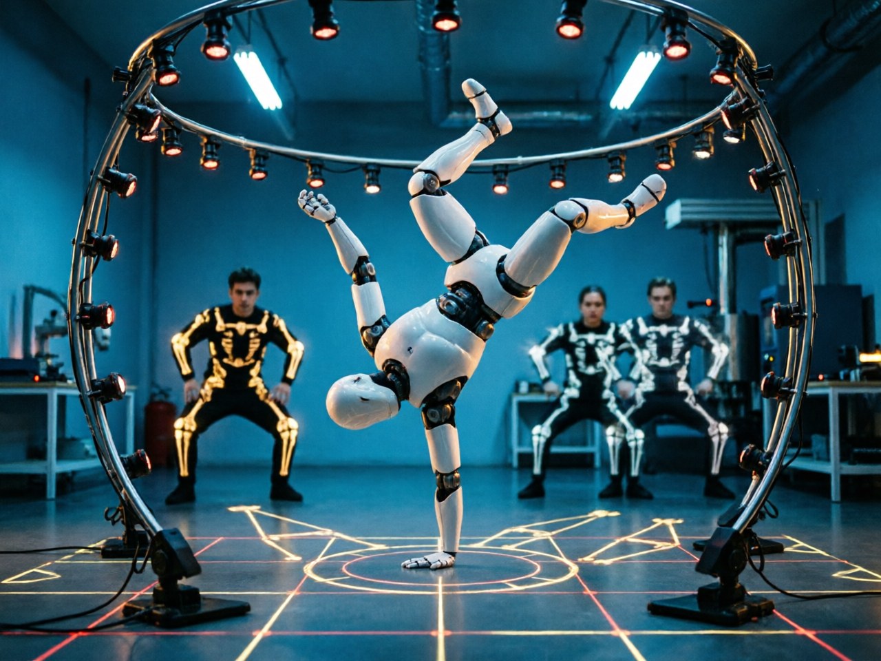 Humanoids learn complex movements using motion capture, animation / 人形机器人通过动作捕捉与动画学习复杂动作