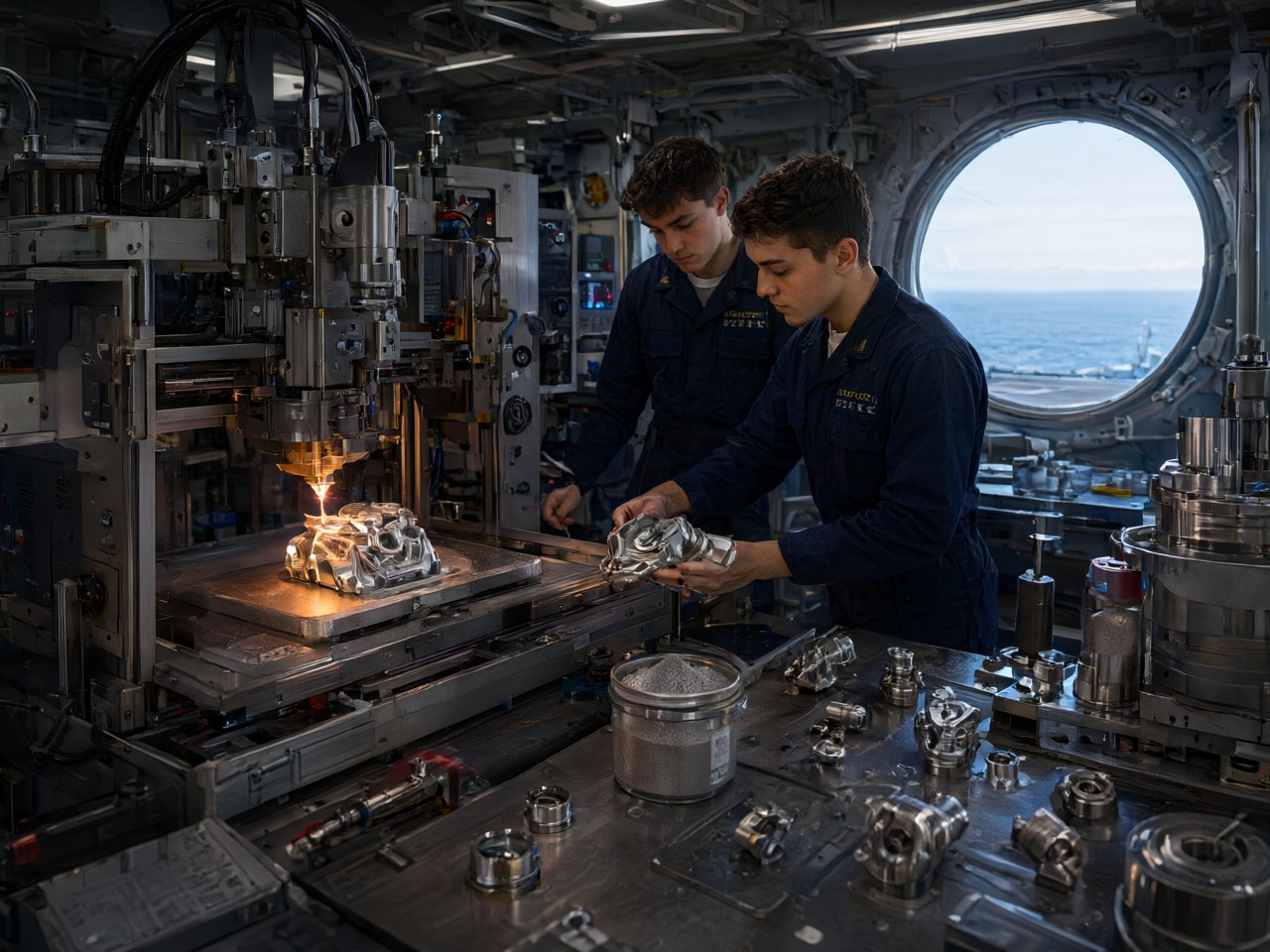 NPS tests shipboard Additive Manufacturing and metal powder production at RIMPAC 2026 / 海军研究生院在2026年环太平洋演习中测试舰载增材制造与金属粉末生产